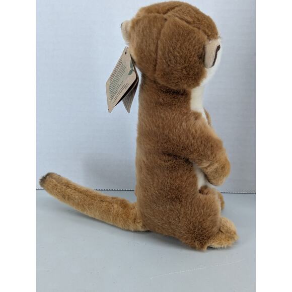 Miyoni Meerkat 10" Plush by Aurora World Stuffed Animal Leather Tag NEW - Picture 2 of 4